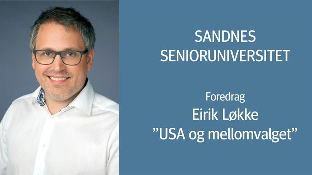 Eirik Løkke and his lecture's name