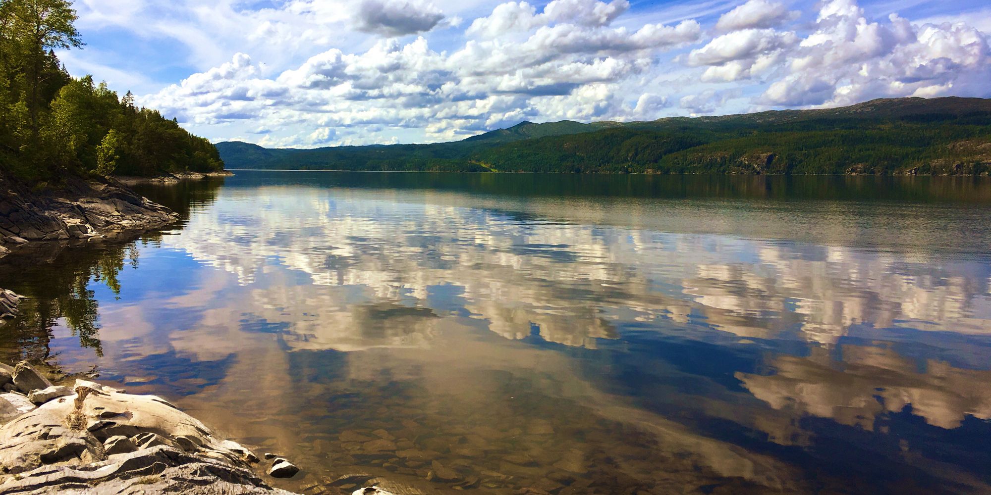 Lake Snåsavatnet by Oldernæs Beach Camp