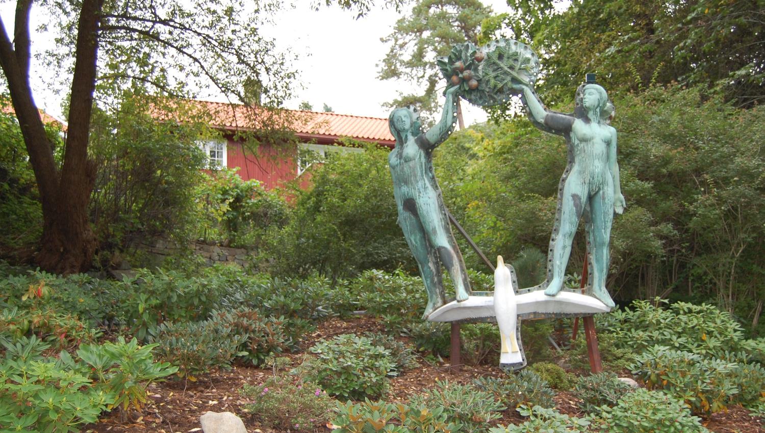 Park og galionsfigur - Hvitsten