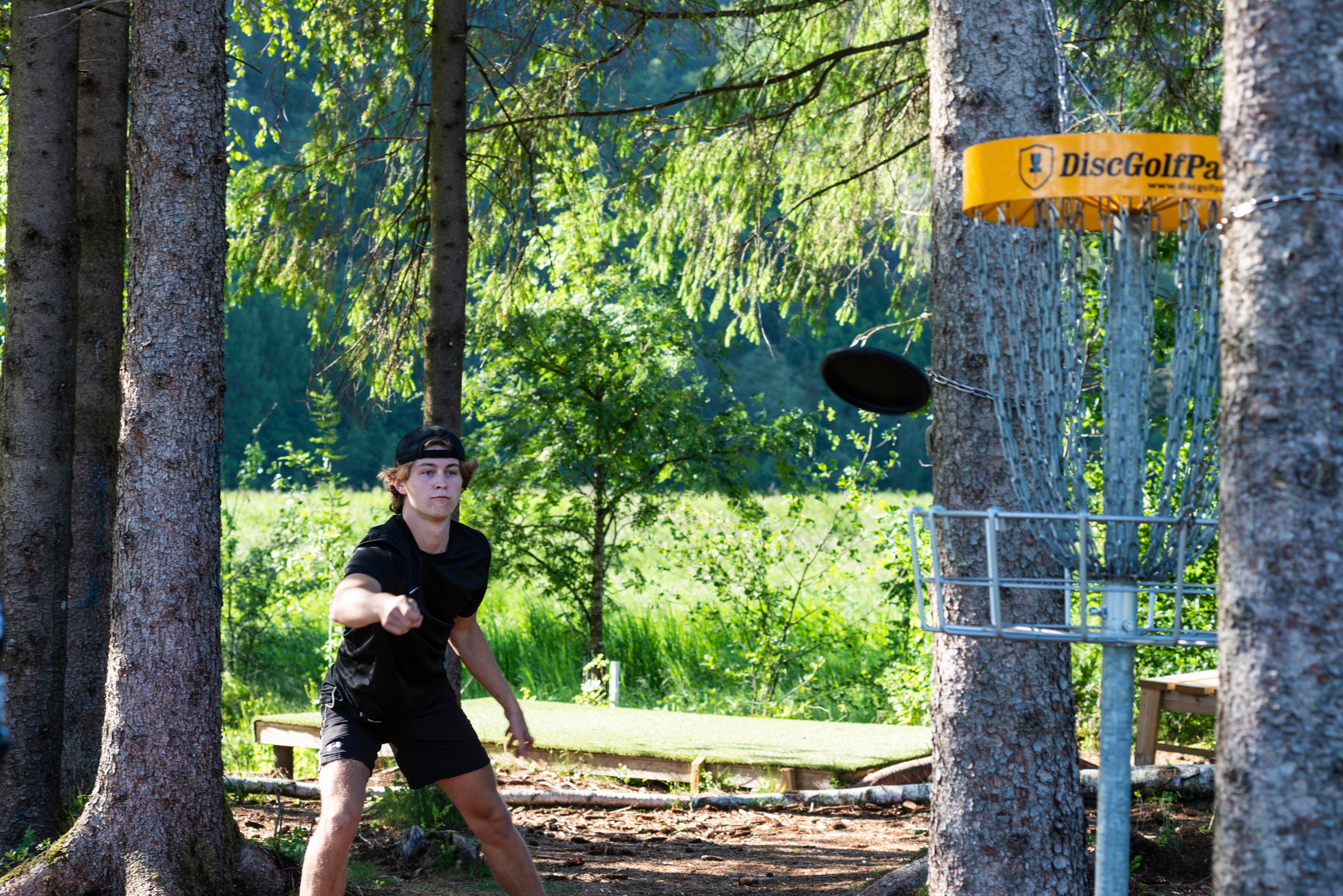 Frisbeegolf, Konsmoparken, Lyngdal