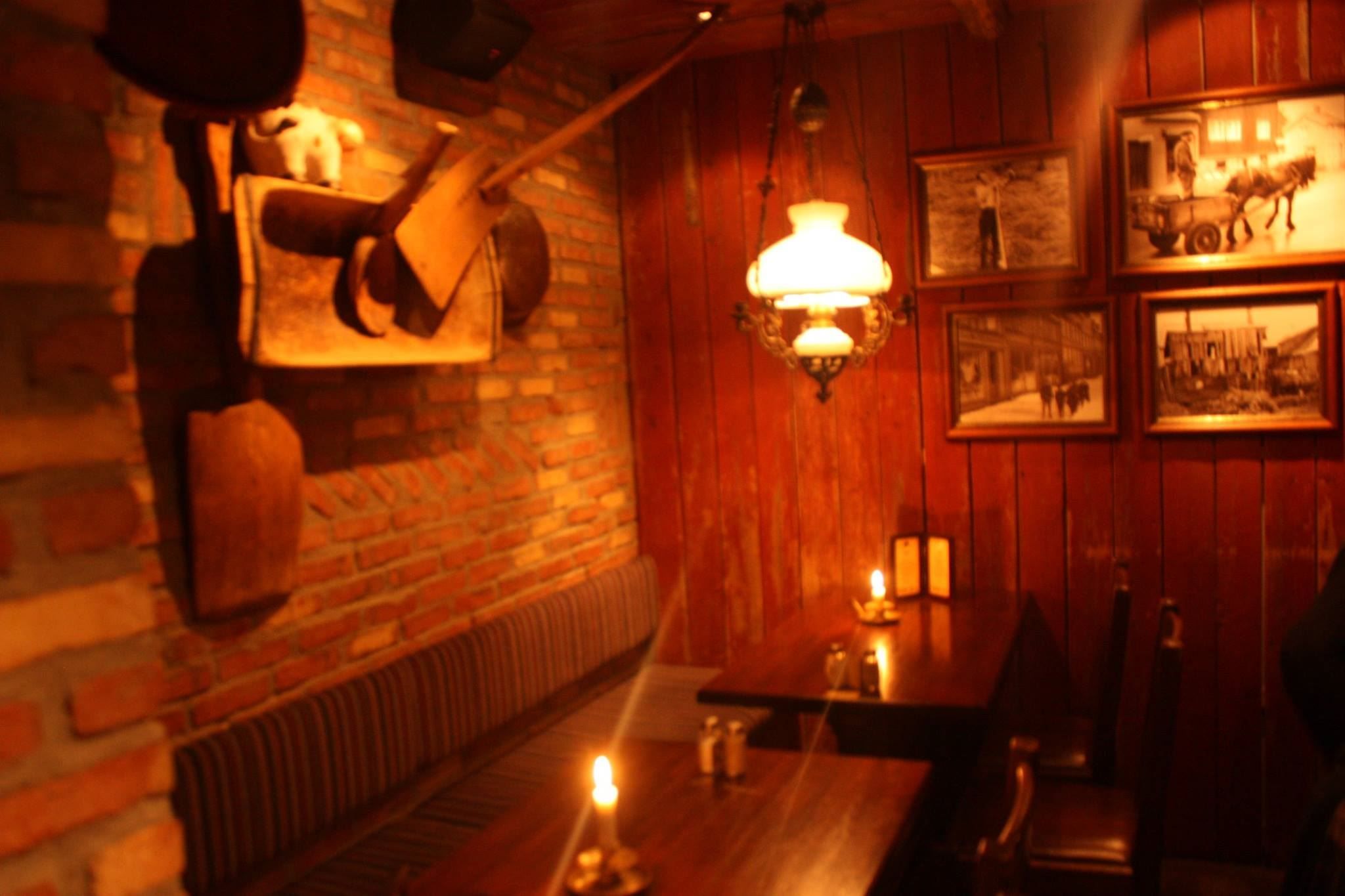 Bord inne på Egon restaurant