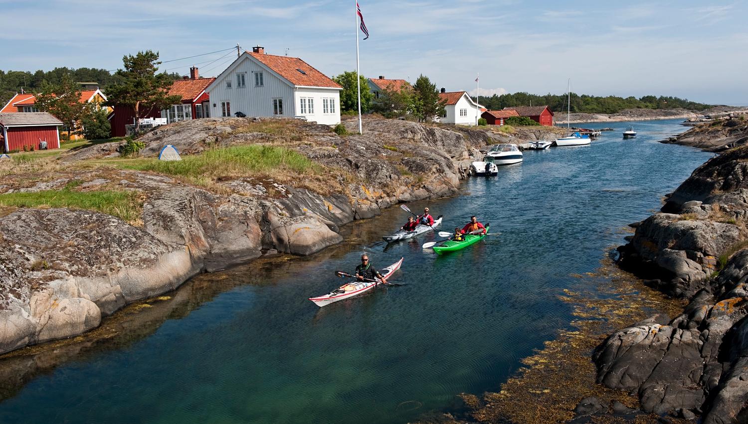 Kajakk i Risør