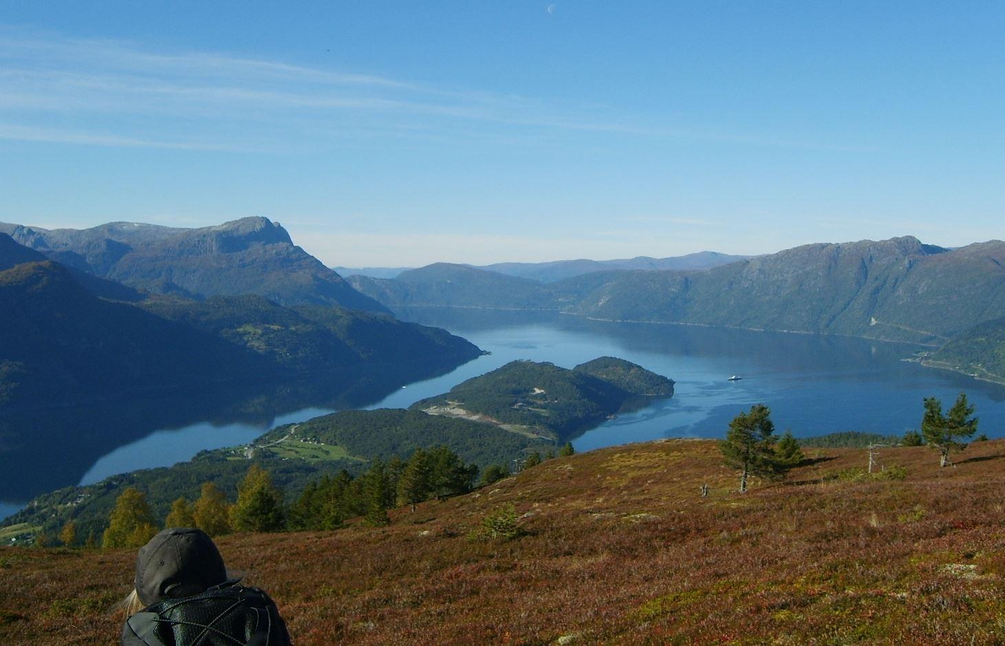 Trail biking at Haugsvarden