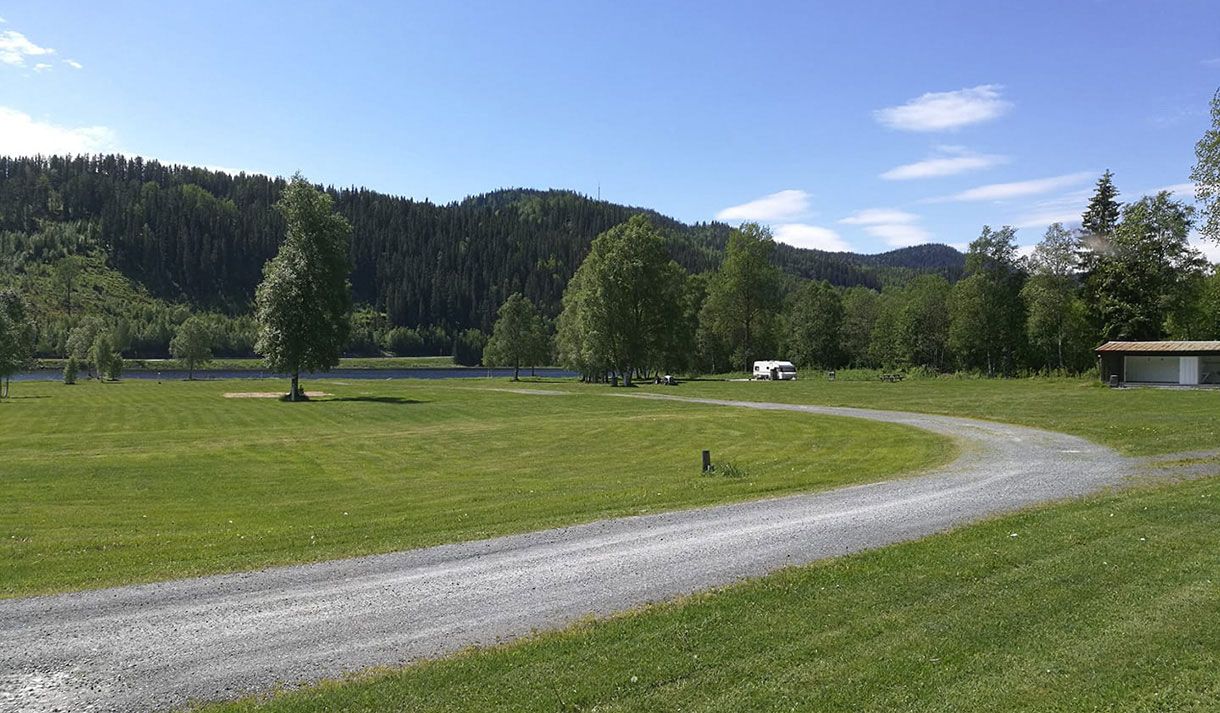 Morgedal Camping with large area