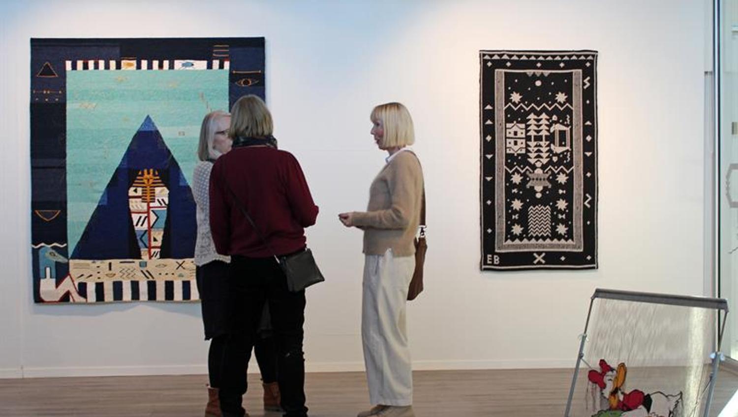 Utstillingen Vevnad/Livnad på Kunstmuseet NordTrøndelag