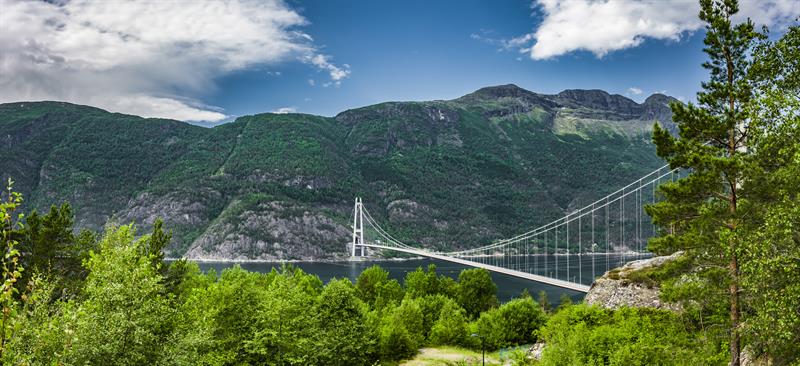The Hardanger bridge