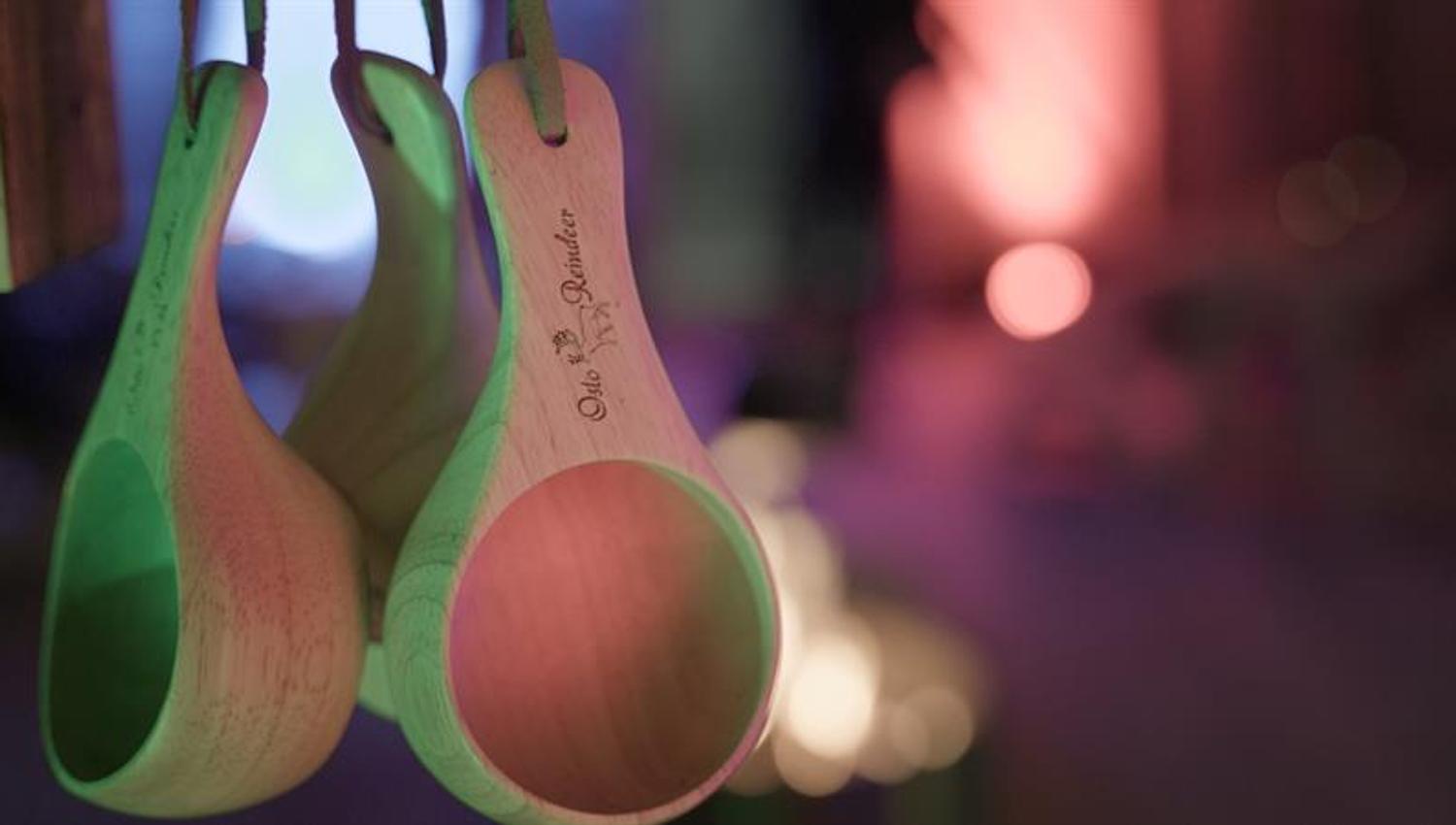 wooden cups