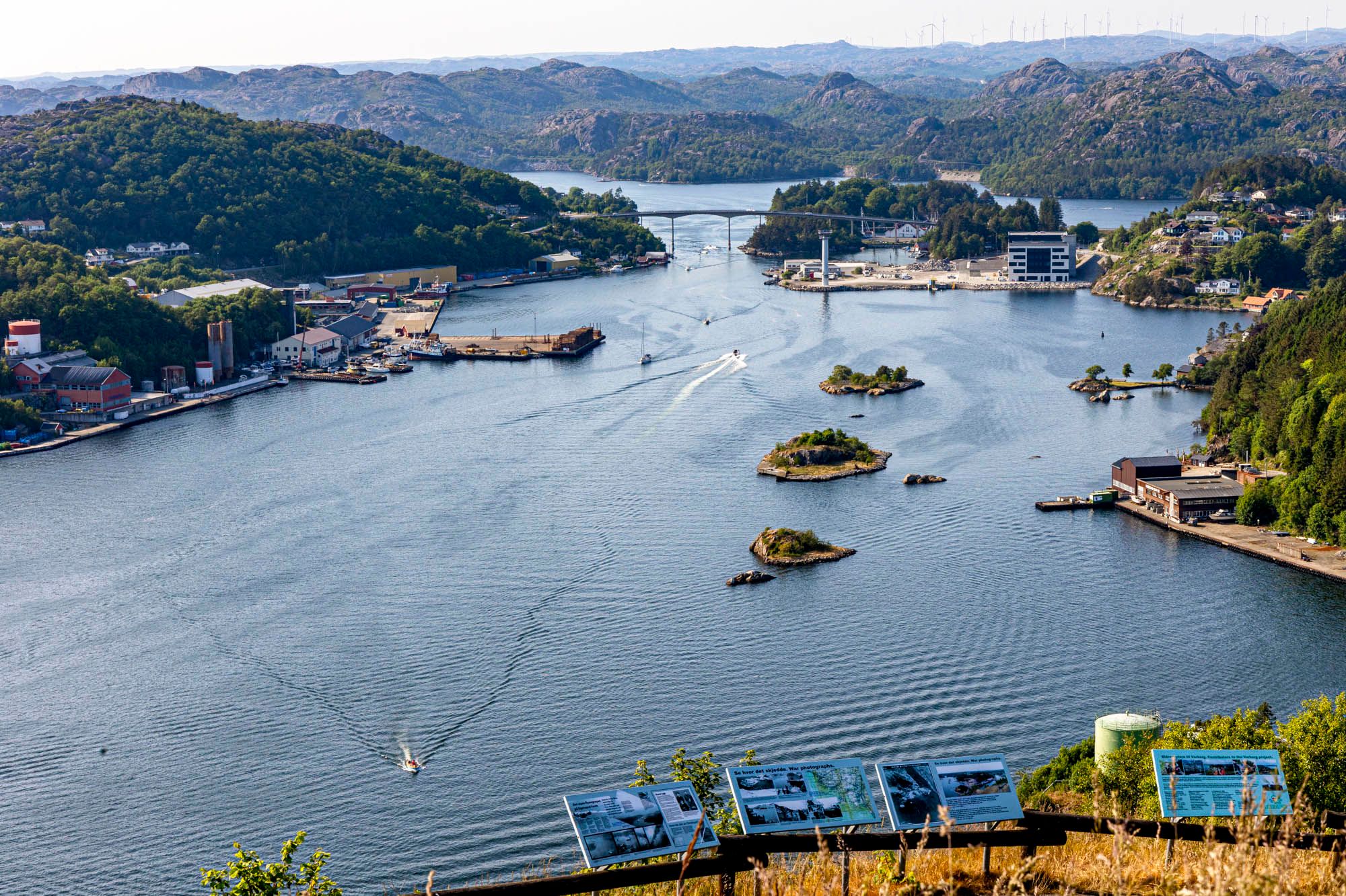 city mountain Varberg in Egersund