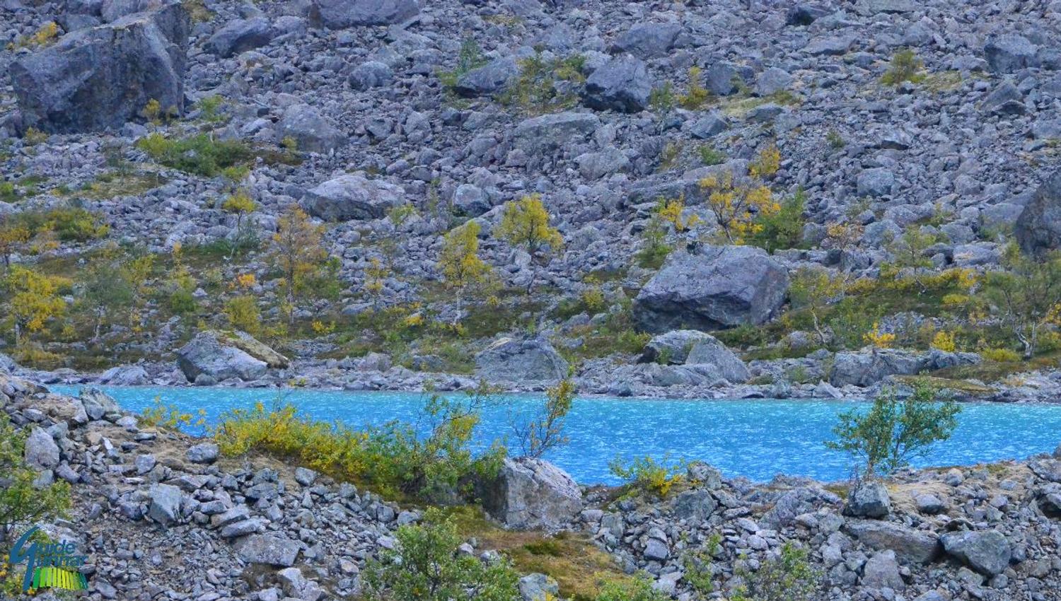Utsikten mot Blåisvatnet
