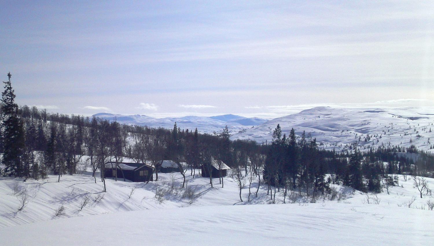 Ryplihytta cabin in Blåfjella/Skjækerfjella National Park