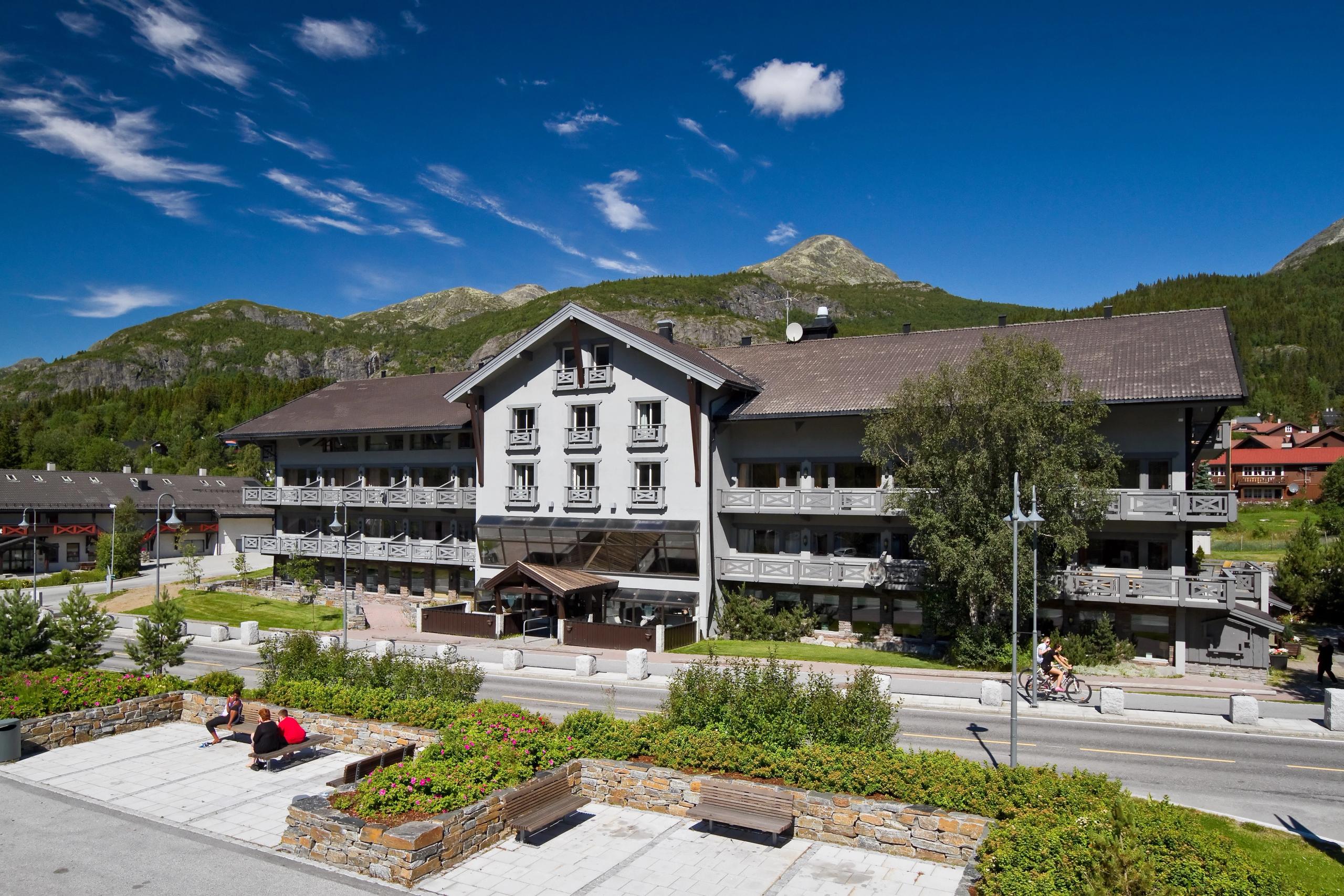 Hotel front summer