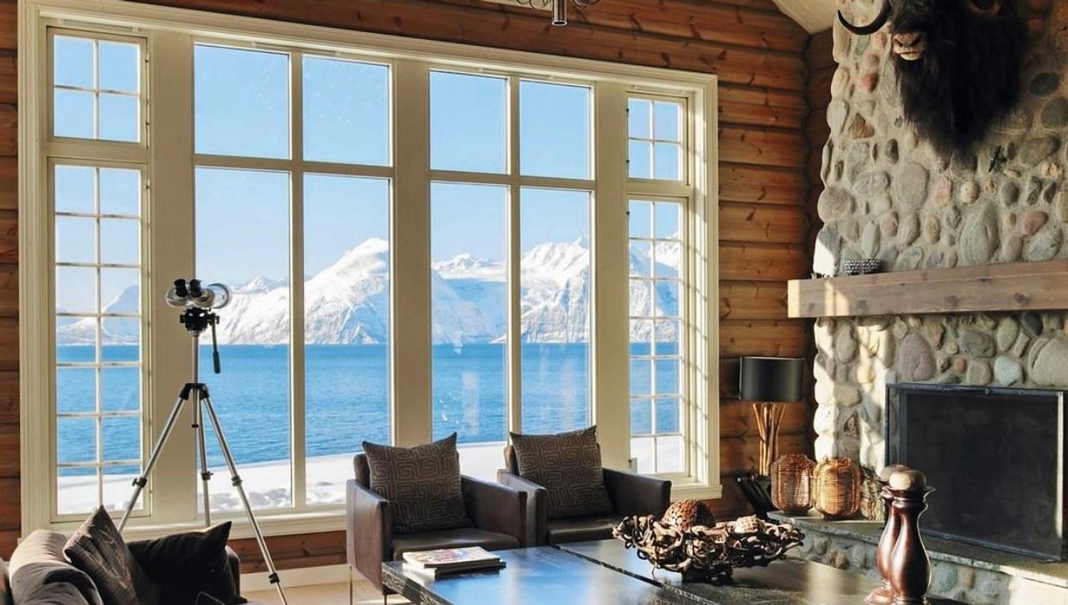 Interior of the lodge