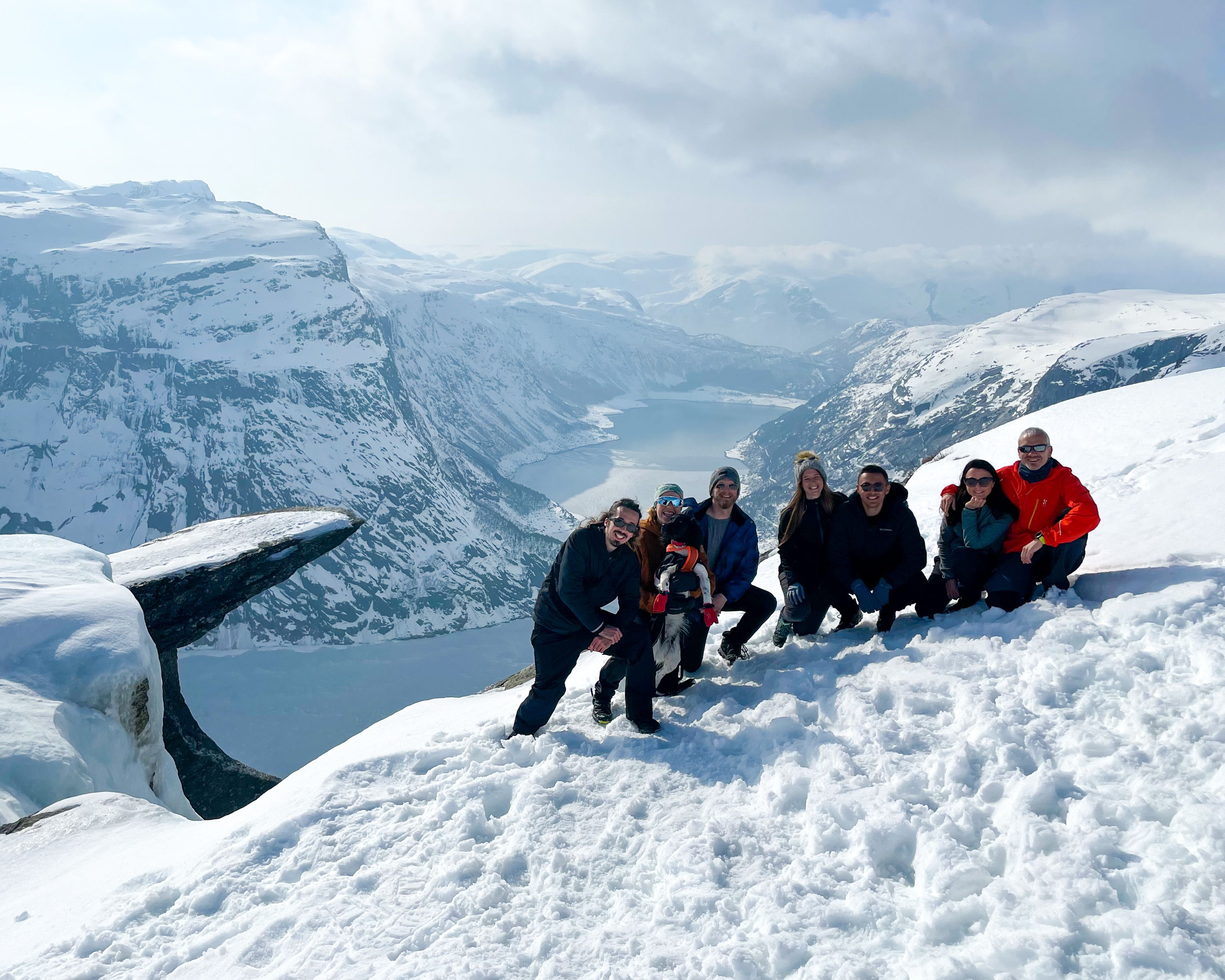 Trolltunga hike winter