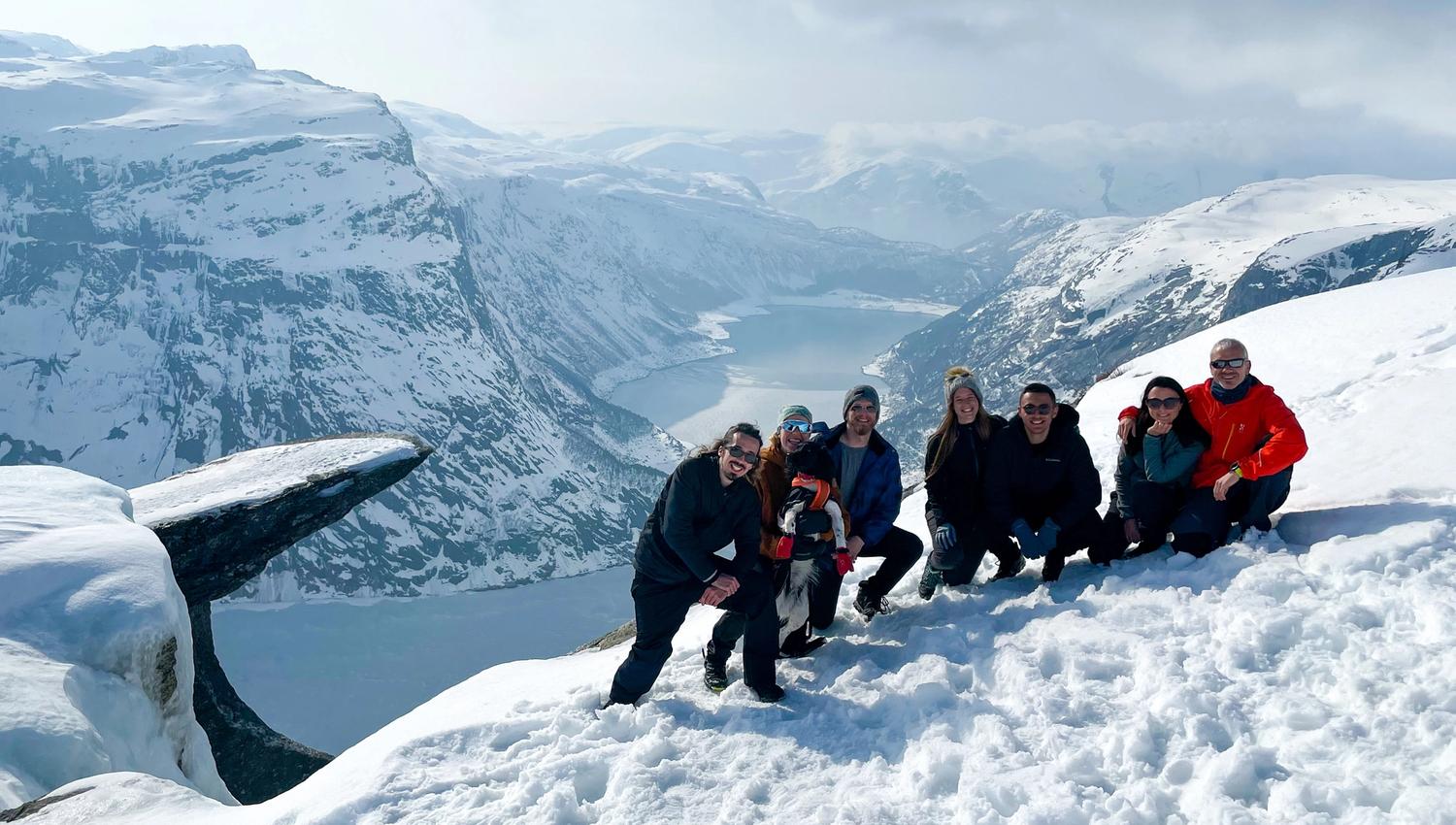 Trolltunga hike winter