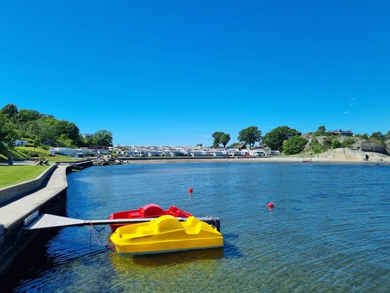 Boats along the pier