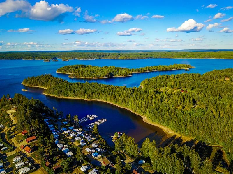 Stora Lee Camping from the air