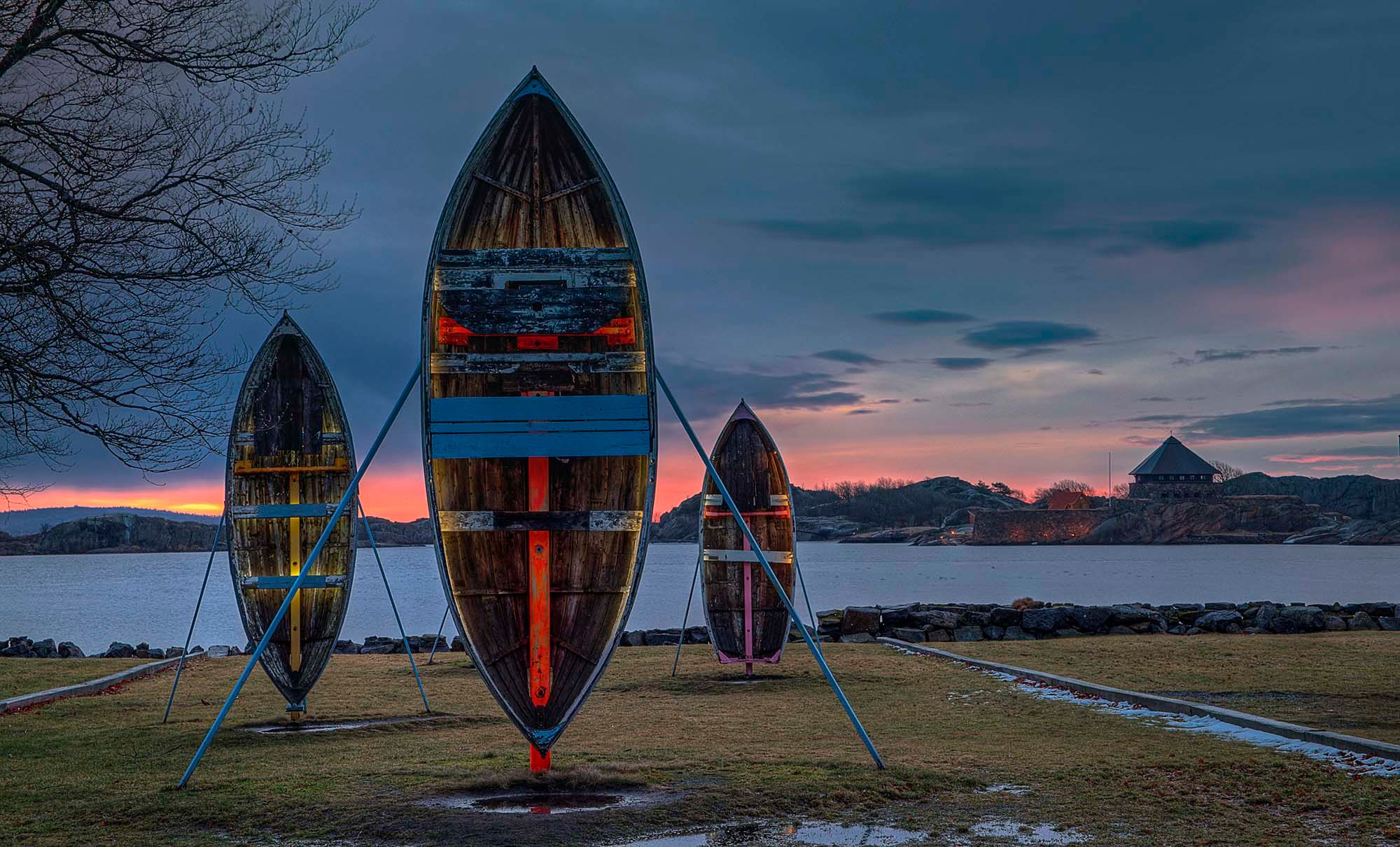 Ships on land