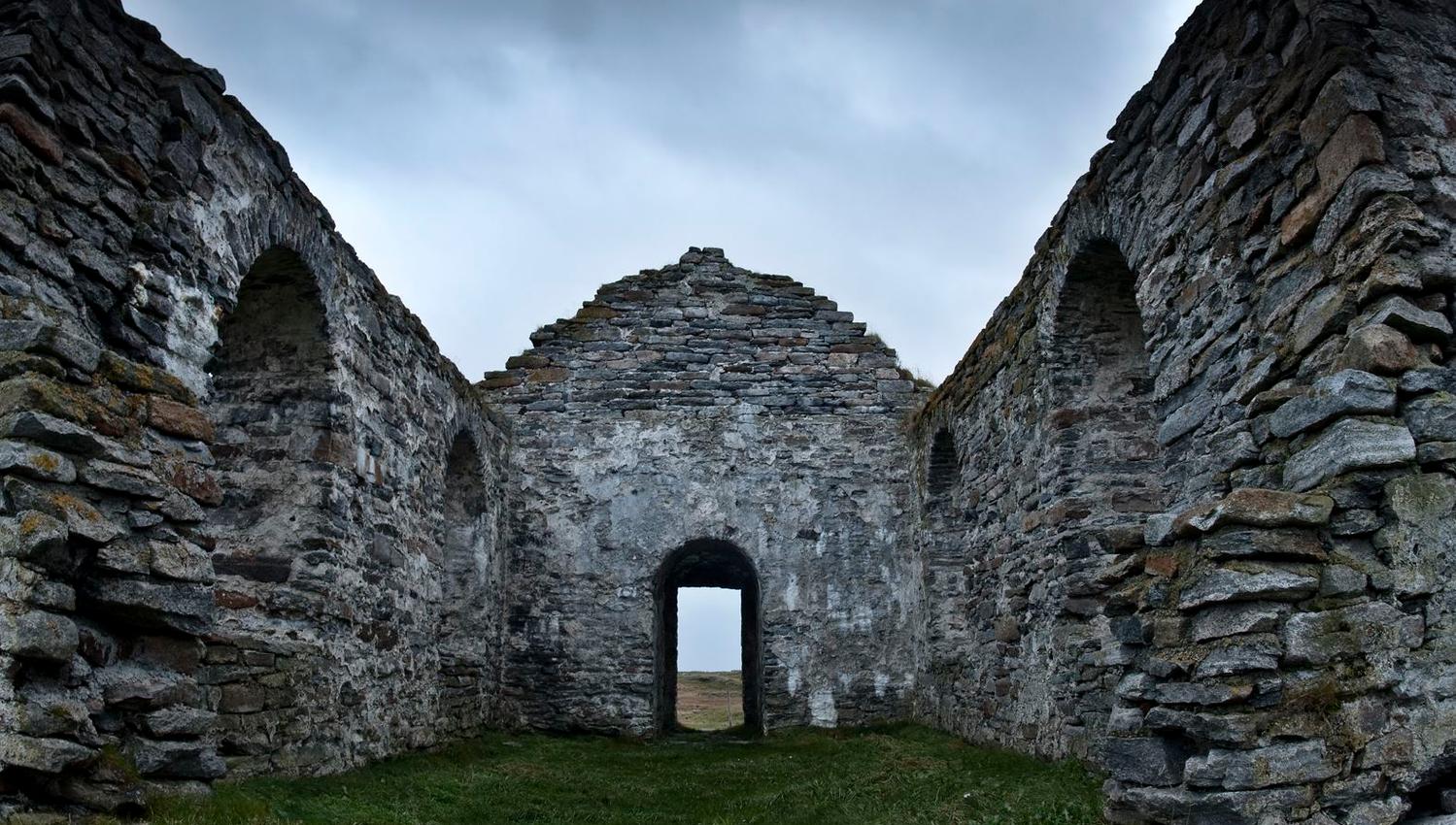 The church ruins on Røst