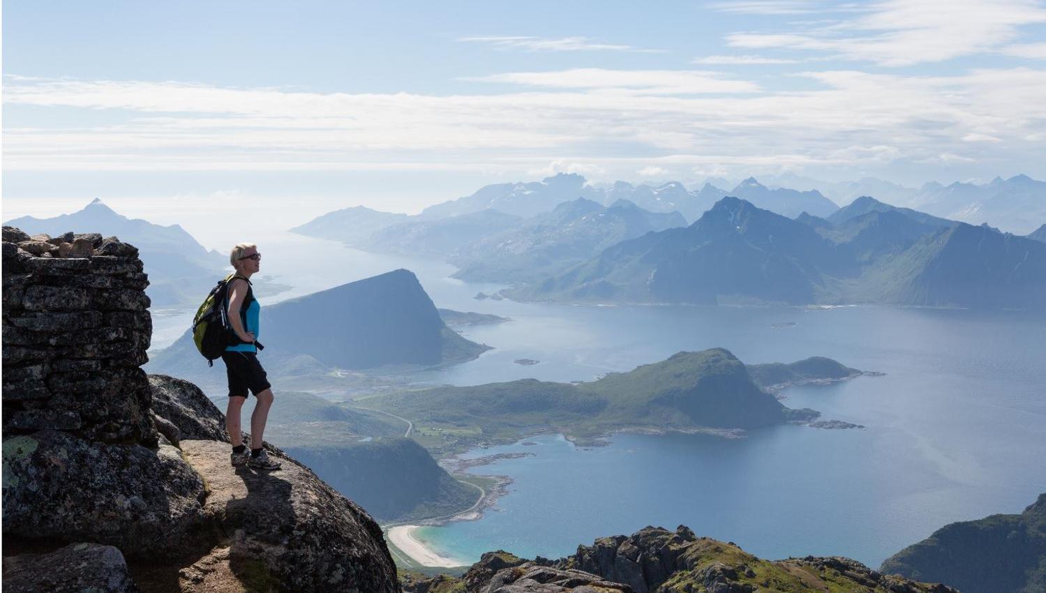 The view from Himmeltind