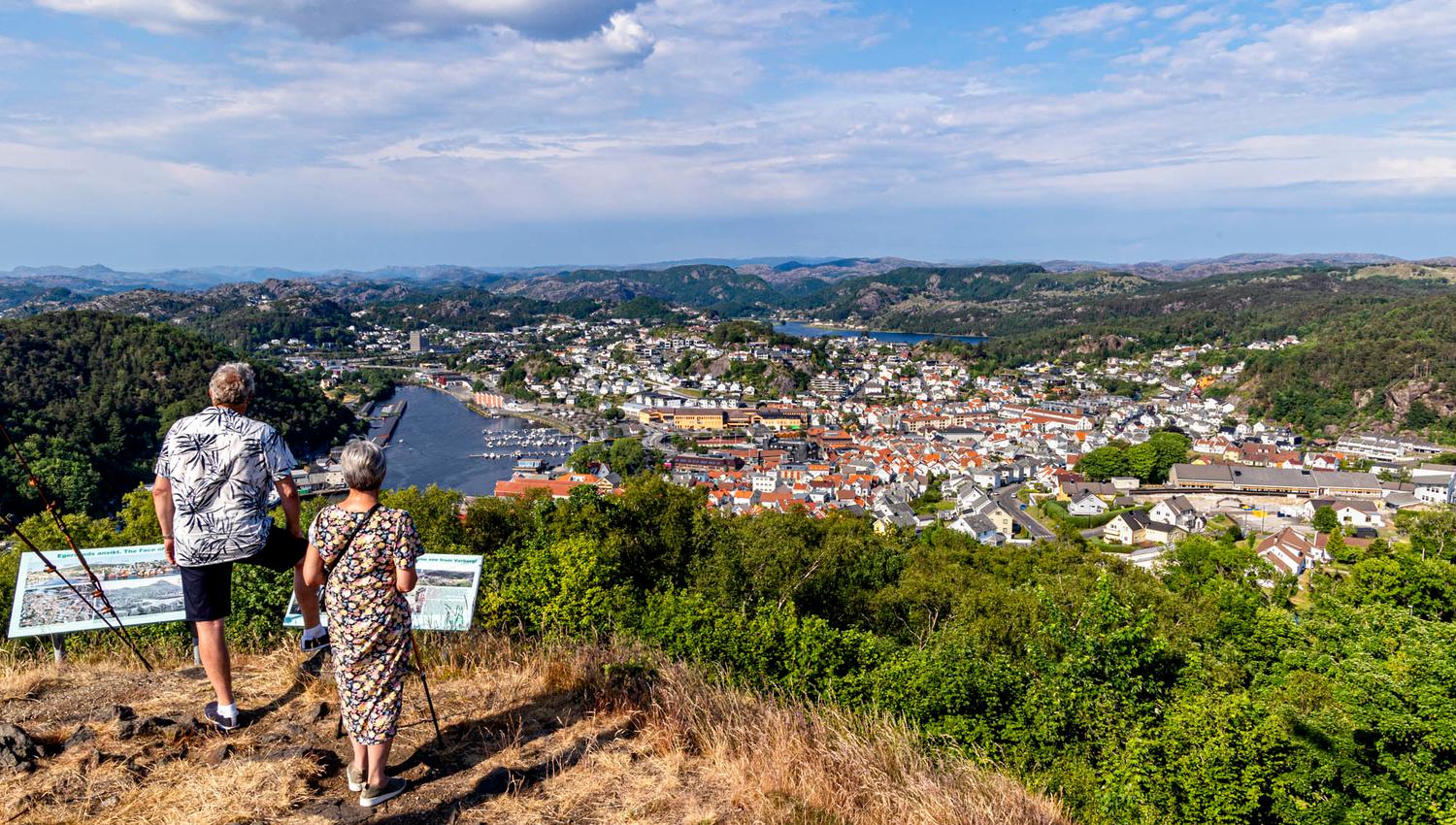 city mountain Varberg in Egersund