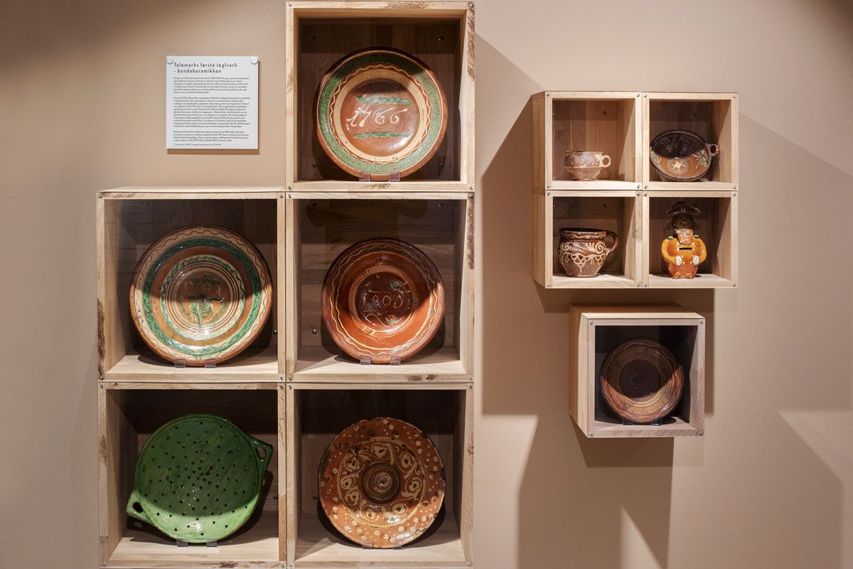 Exhibition at the Porselensmuseum