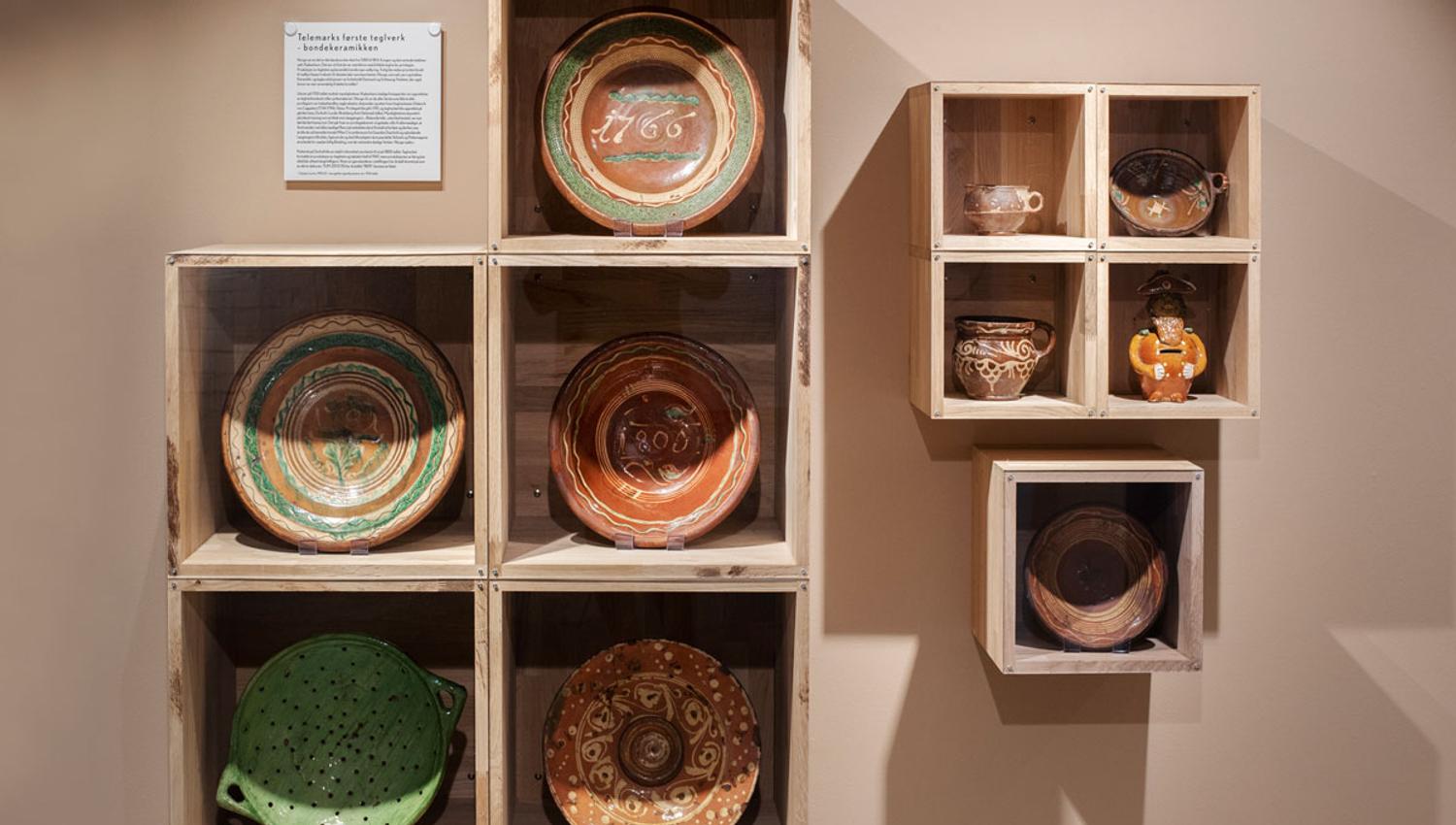 Exhibition at the Porselensmuseum