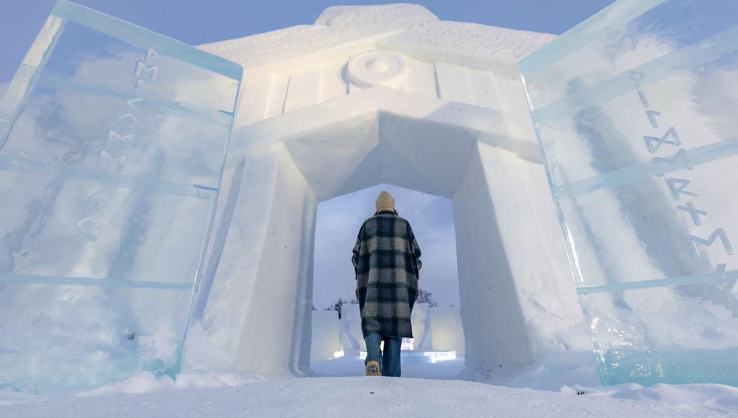 Inngangen til Tromsø Ice Domes