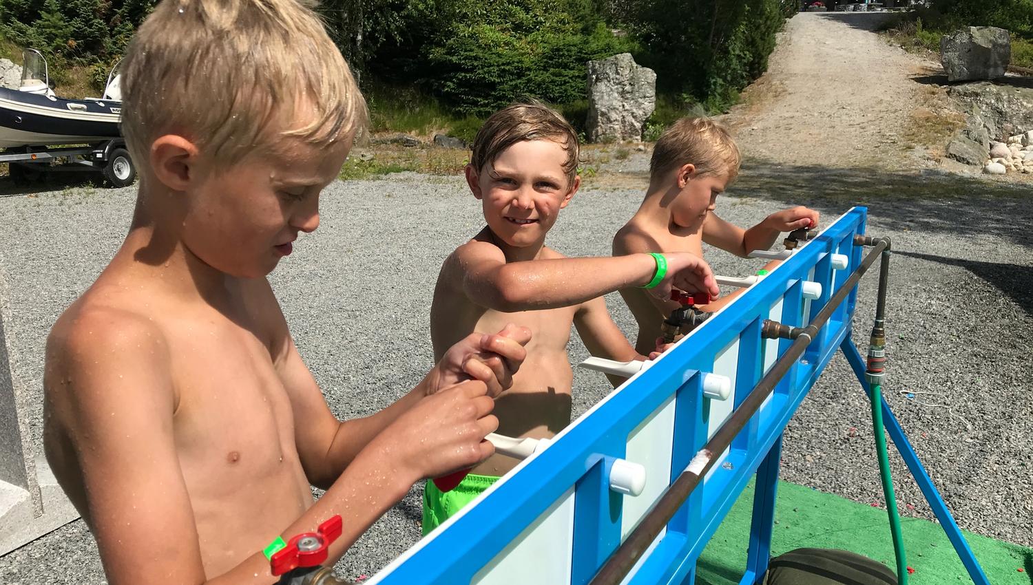 Uteaktiviteter i Mineralparken