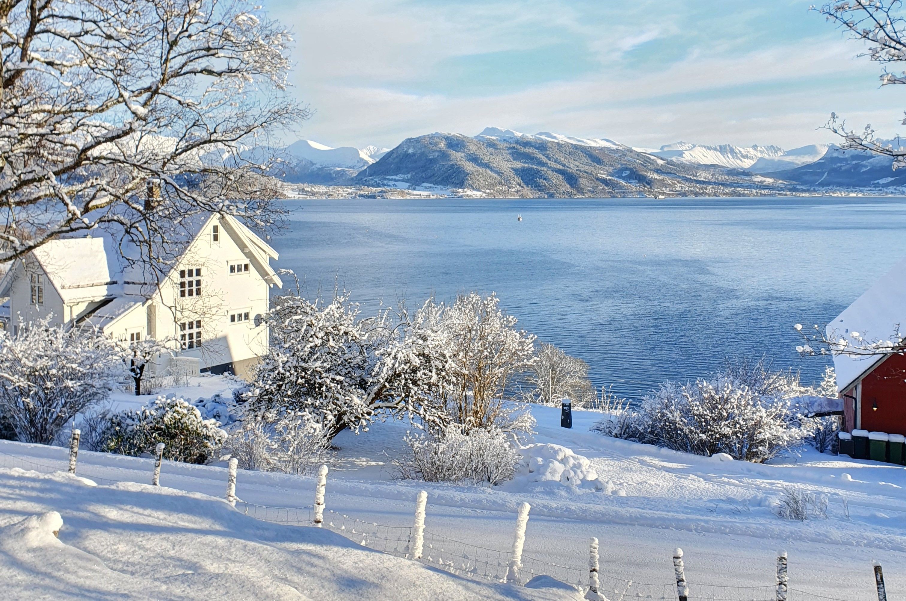 The farm in the vinter.