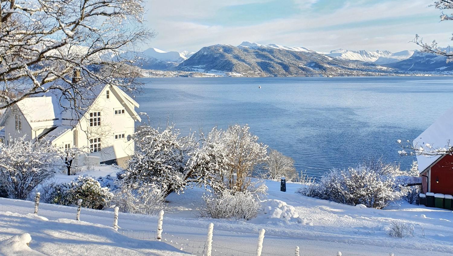 The farm in the vinter.