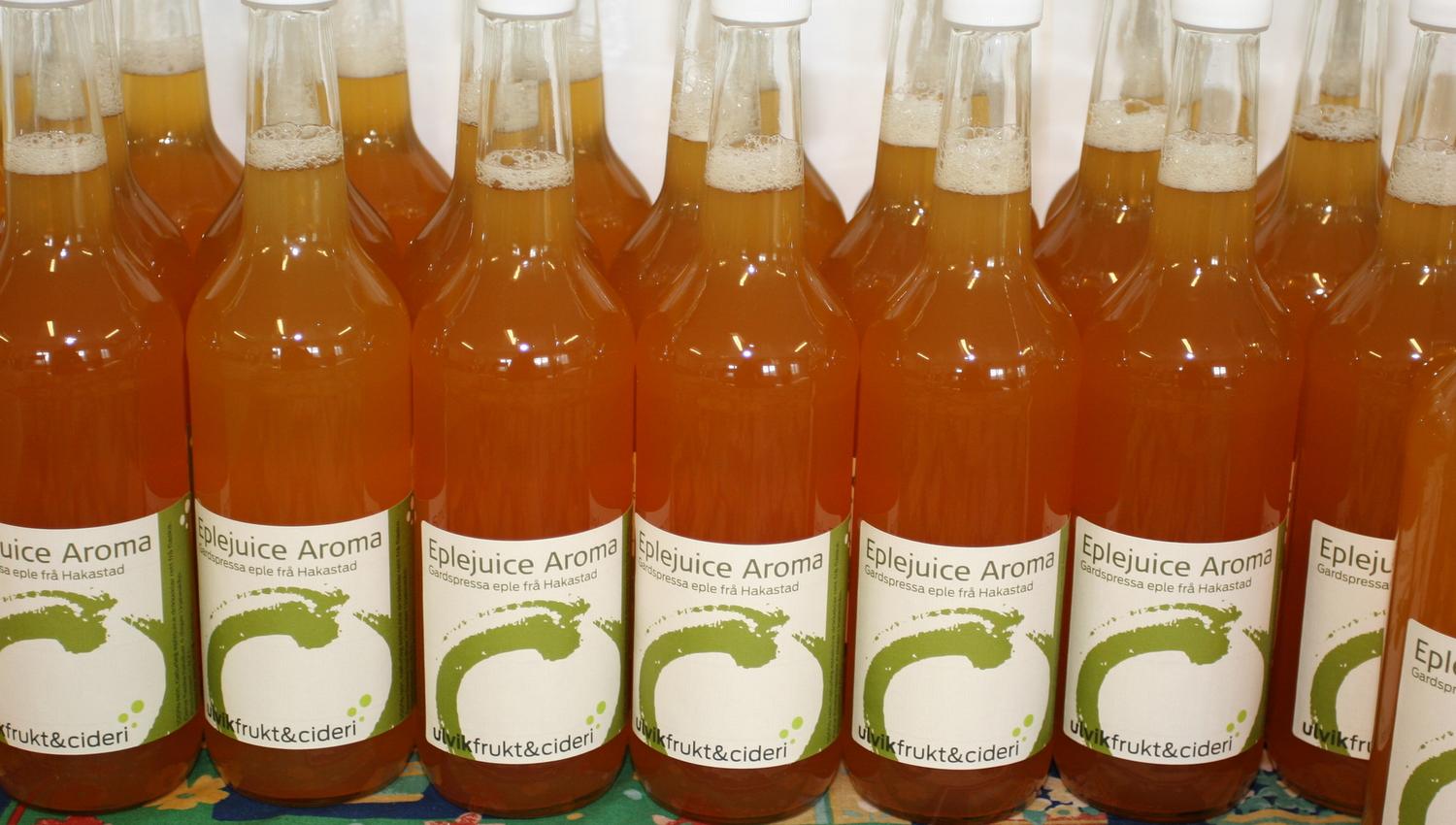 Lokal produzierter Cider und Apfelsaft aus Ulvik – der reine Geschmack von Hardanger.