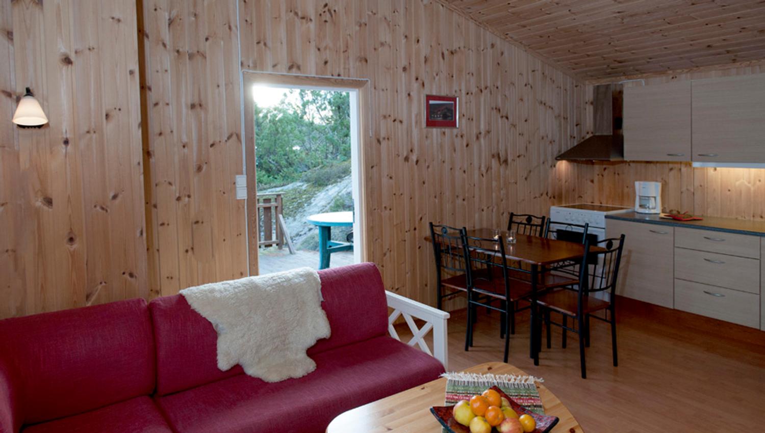 Kitchen and living room