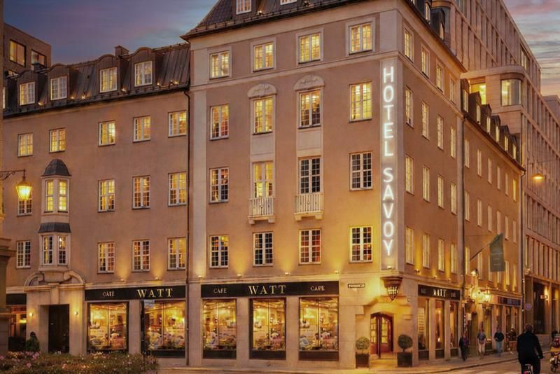 Rendering of Savoy’s façade in the evening