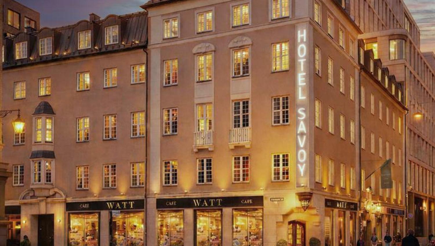Rendering of Savoy’s façade in the evening