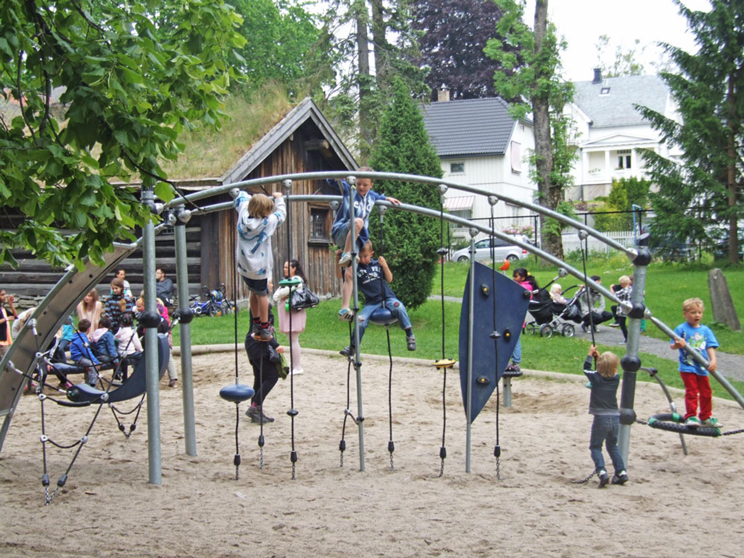 The playground in Brekkeparken