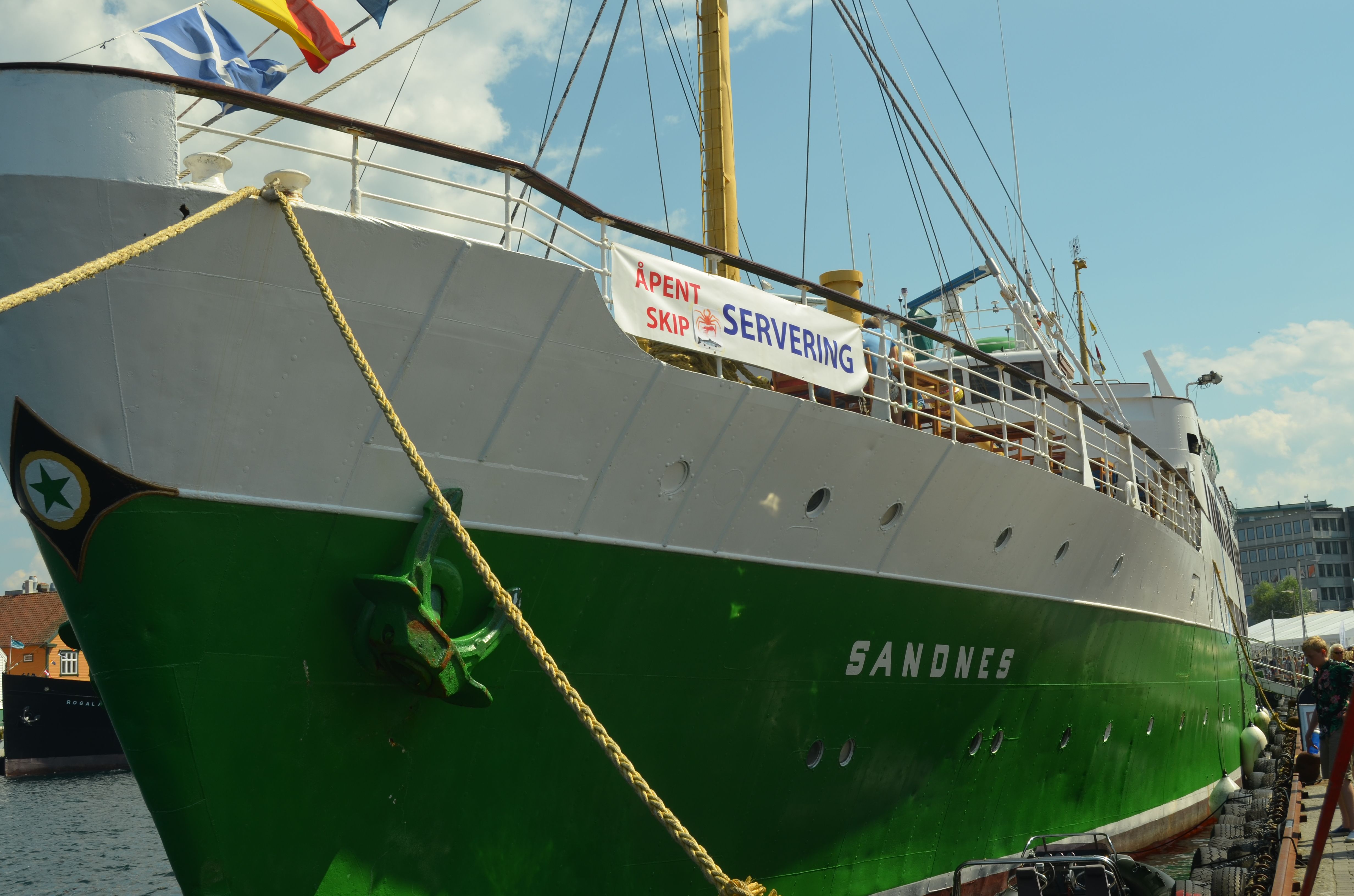 The veteran ship MS Sandnes