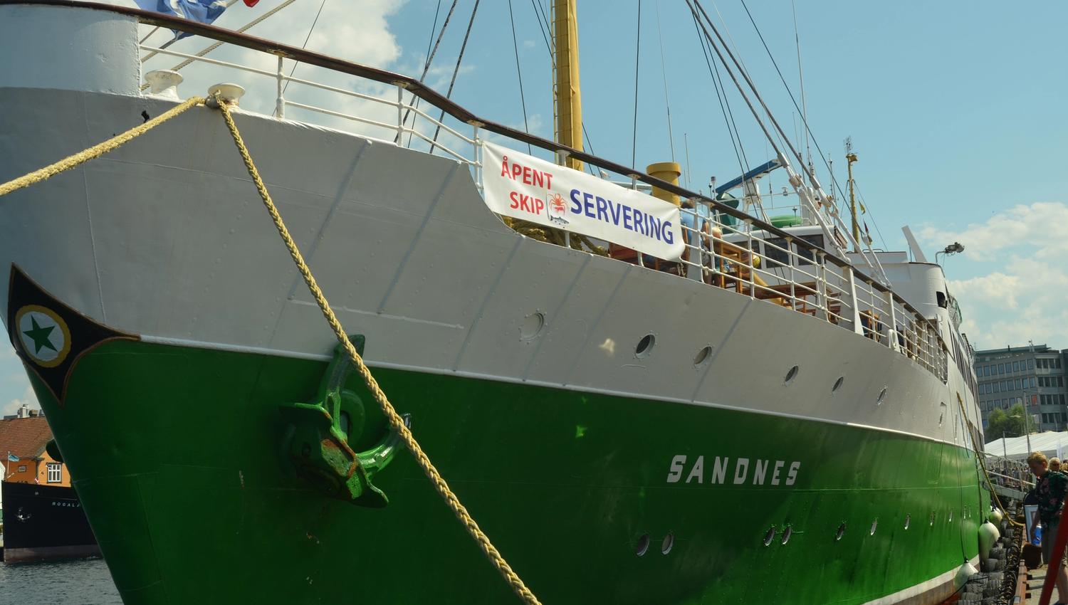 The veteran ship MS Sandnes