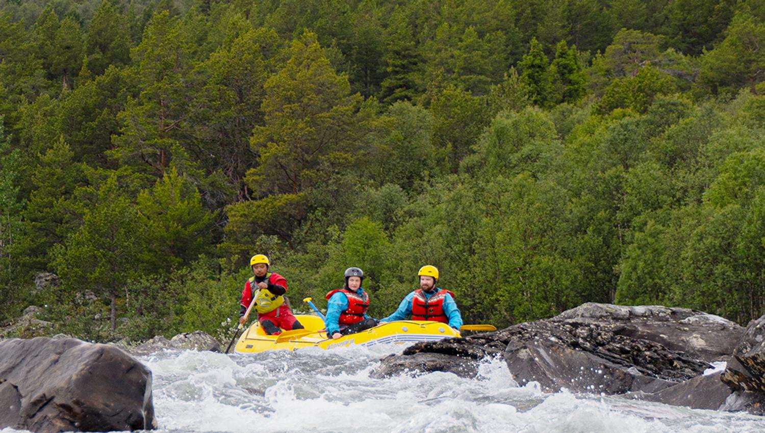 rafting i Dagali nær Geilo