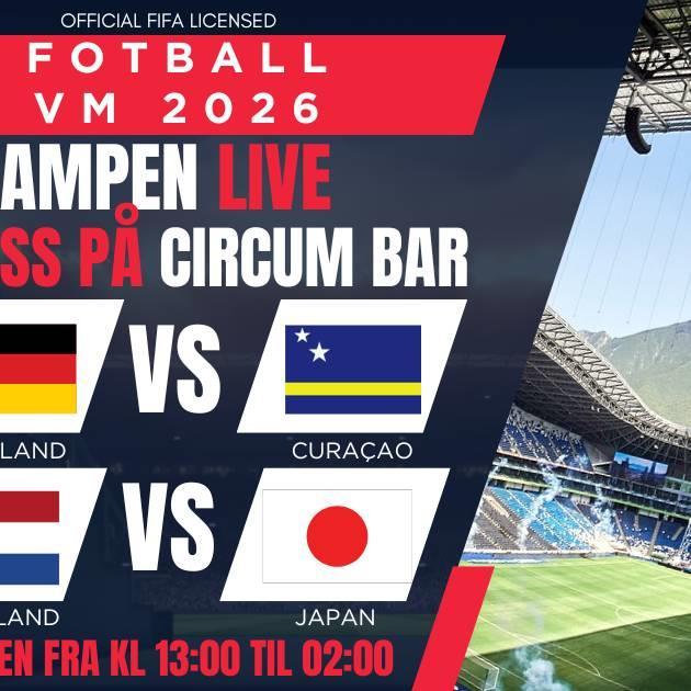 VM KAMP I FOTBALL TYSKLAND-CURACAO OG NEDERLAND-JAPAN