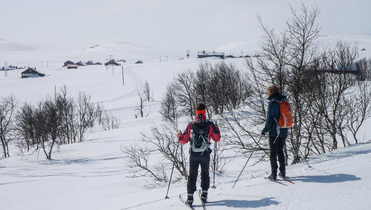 Fra Slaatta er det enkelt å begynne langrennsturer