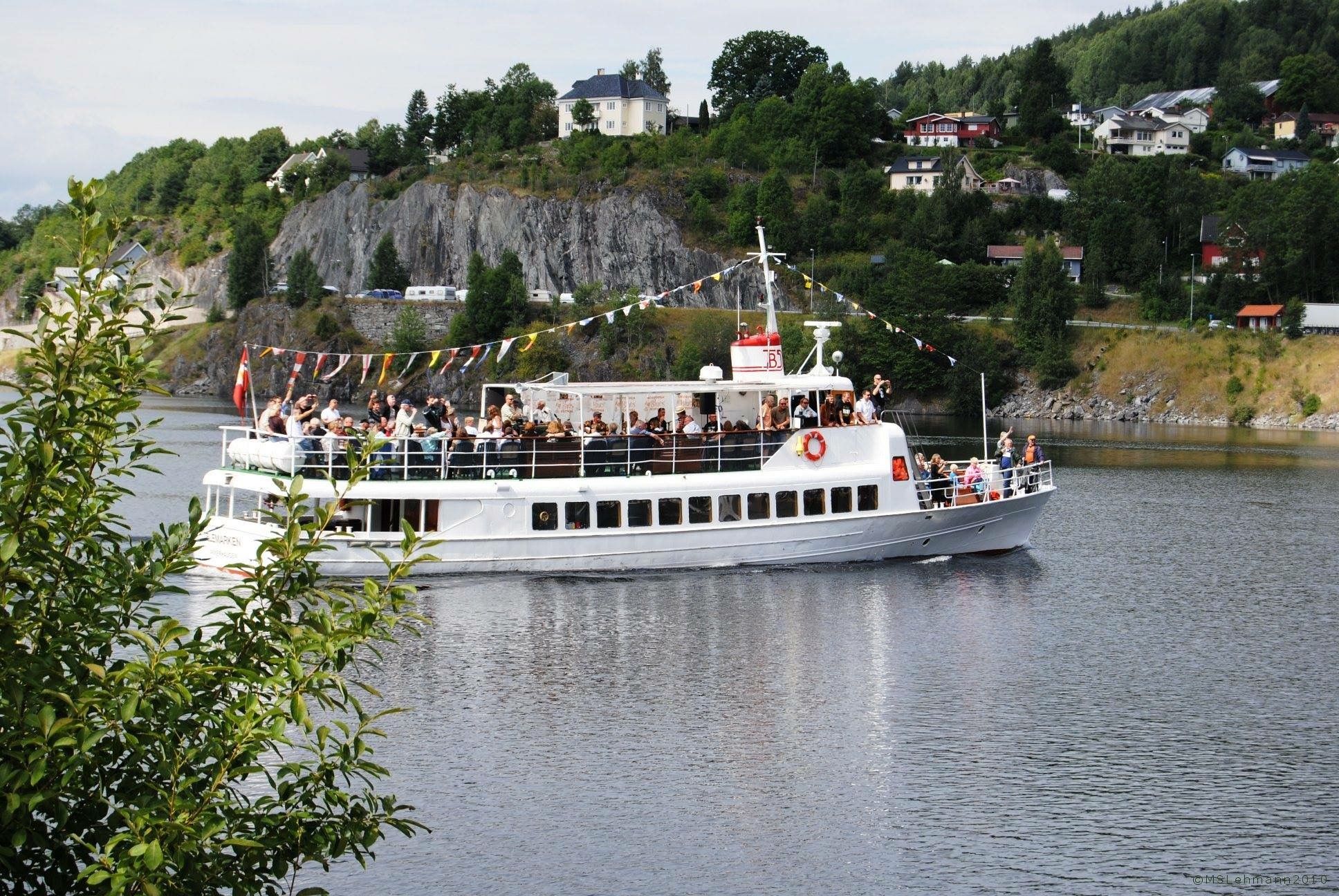 MS Telemarken som kjører gjester til Notodden Blues festival