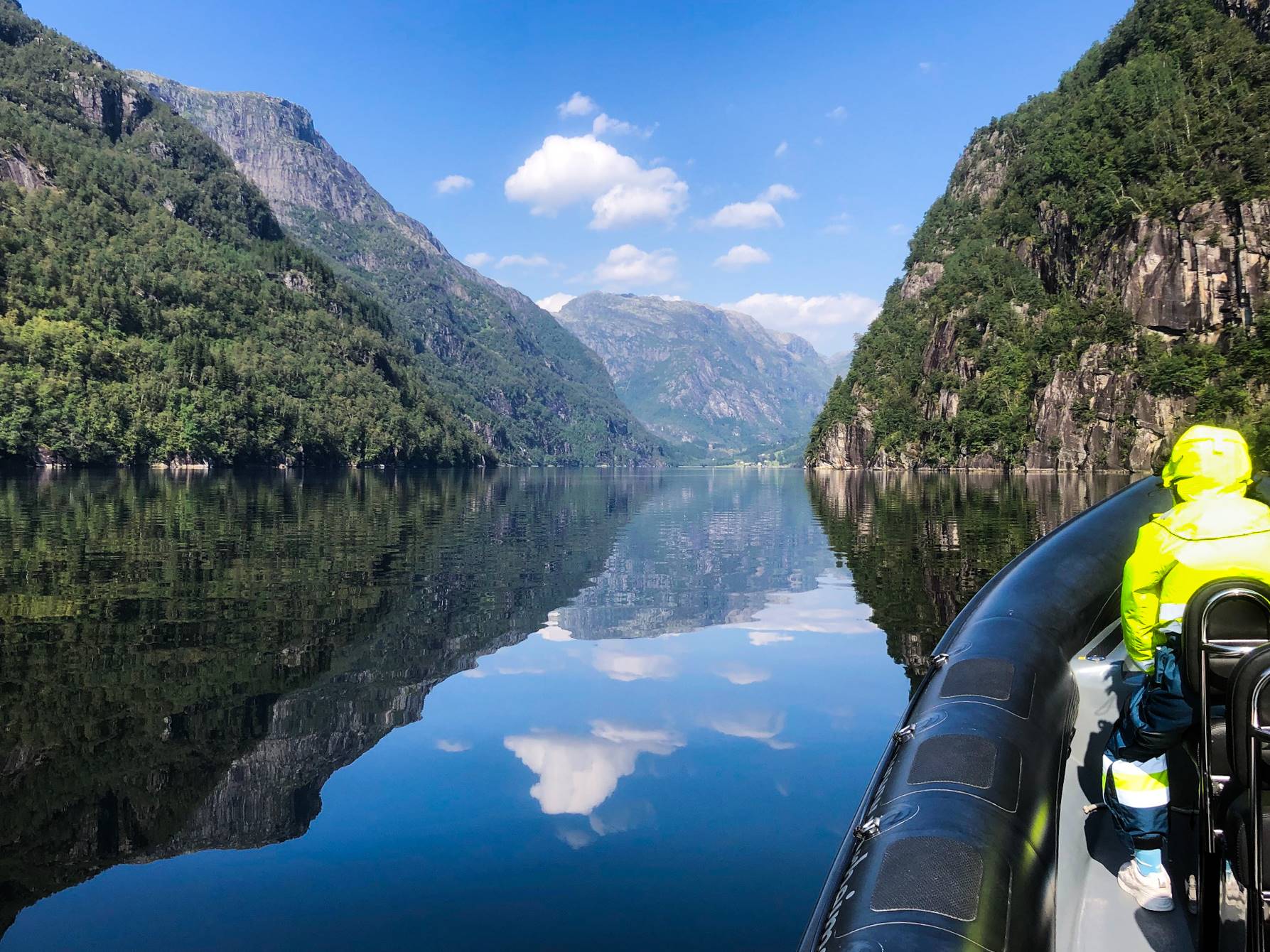 Fjordcruise in Rib boat