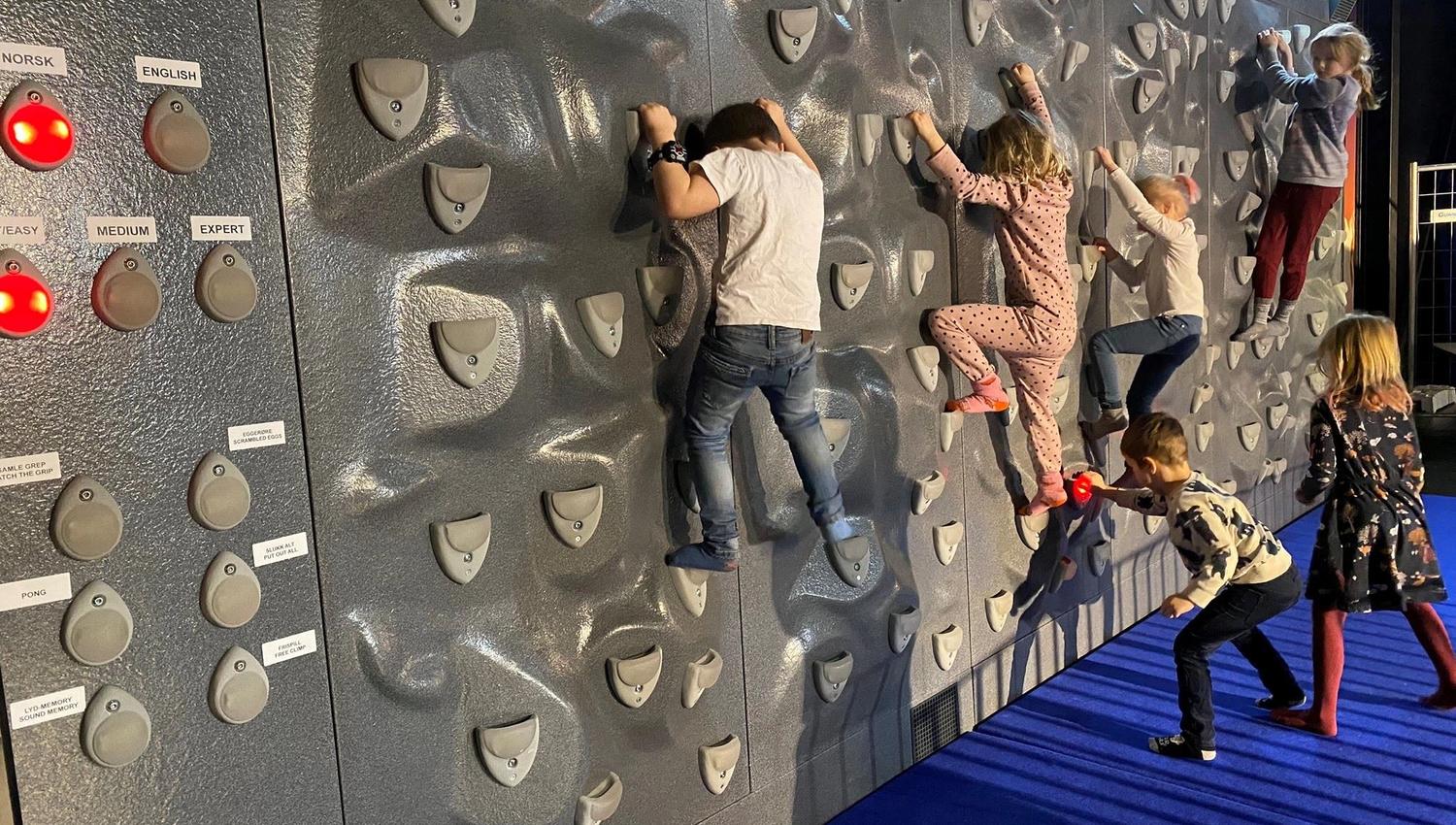 Andøya Space Center climbing wall