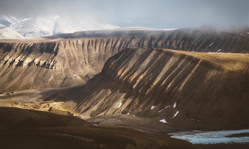 The Longyear Valley seen from above