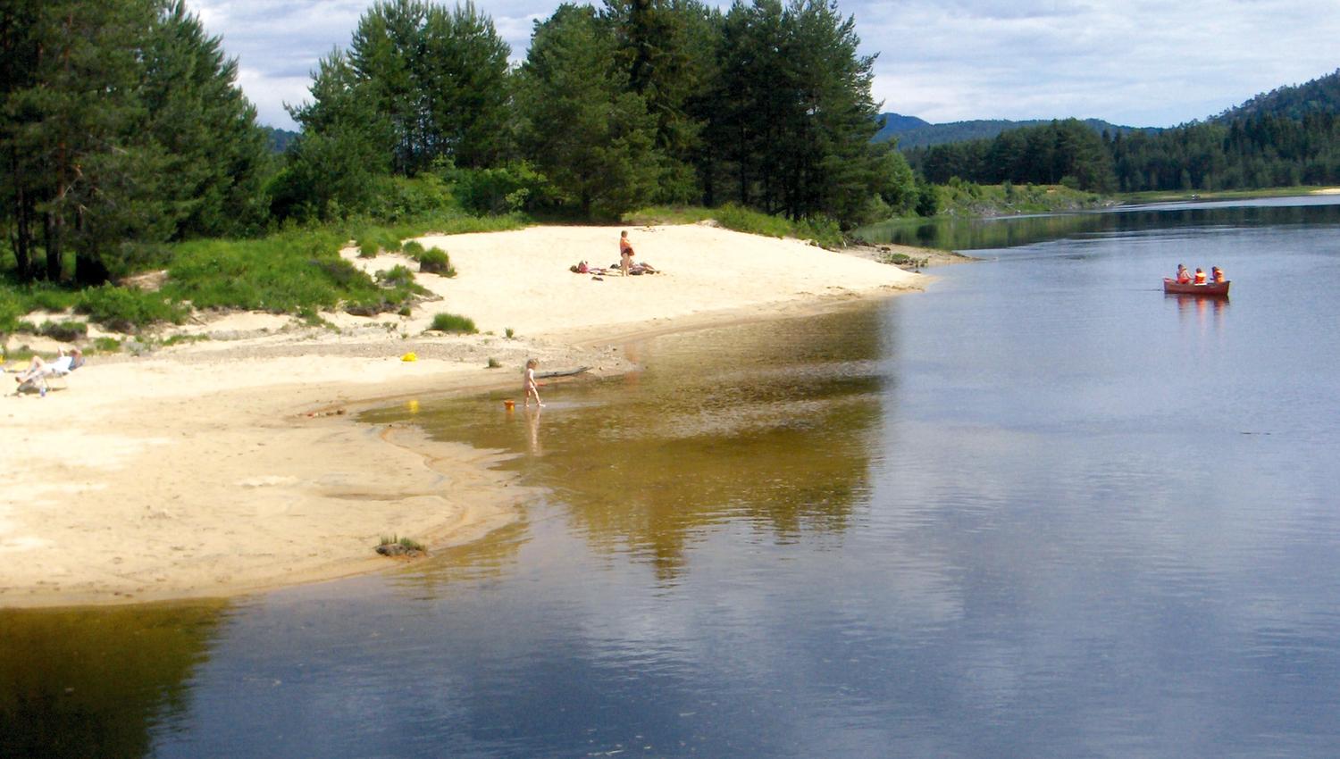 Nidelva i nærheten av Pan Garden