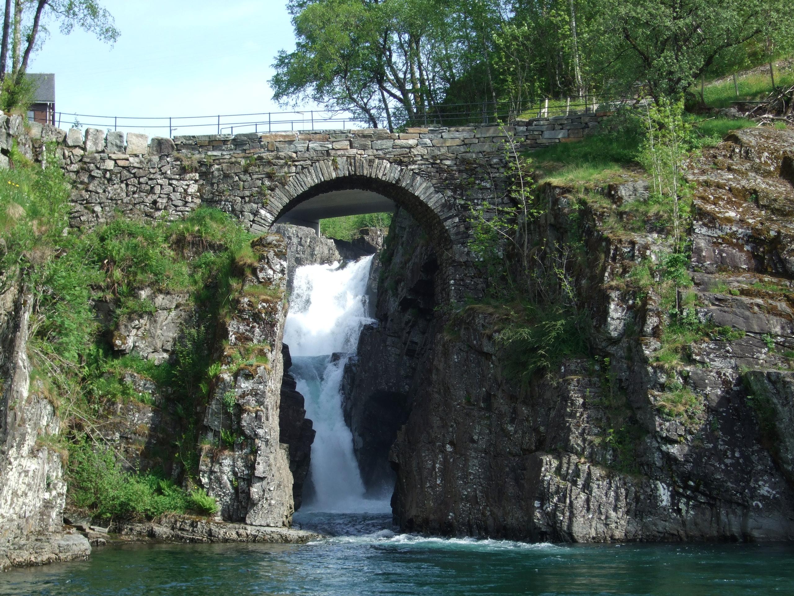 Høllandsfossen falls in Sauda