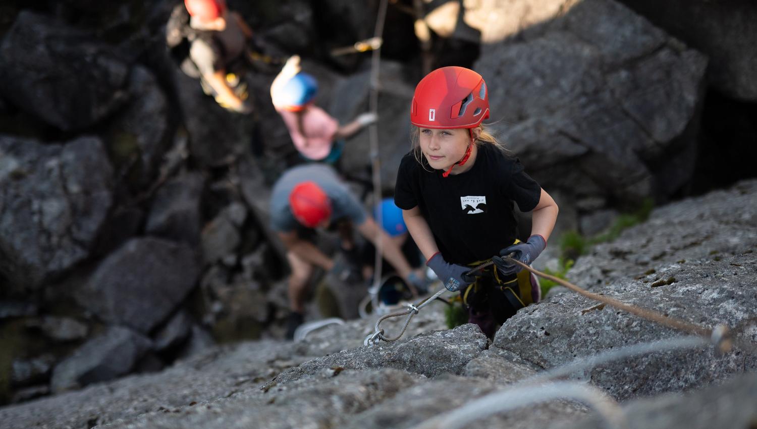 The family friendly Via Ferrata Gloppedalsura