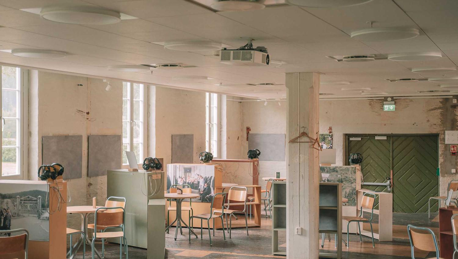 I kommandantboligen på Falstadsenteret - 1. etage