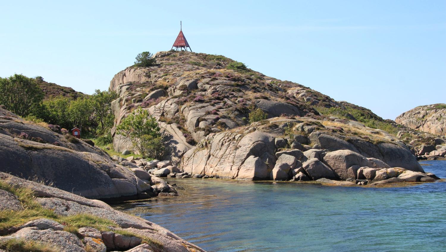 Øy med Hesnesmerket
