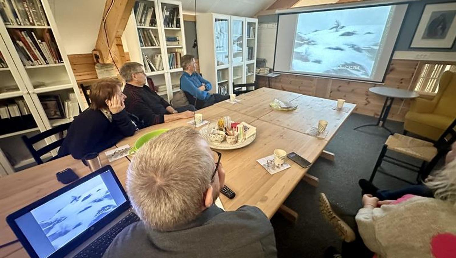 Møterom, bibliotek på Norsk Skieventyr i Morgedal